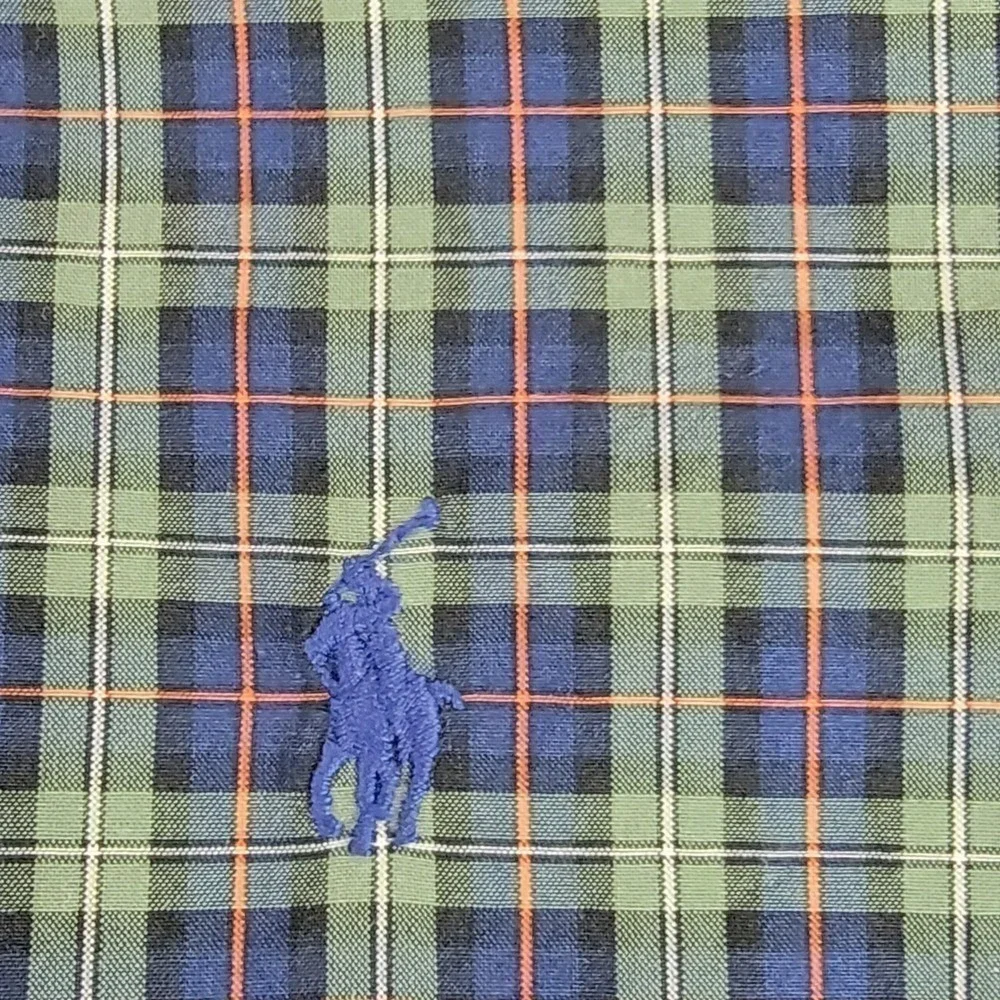 Polo Ralph Lauren Boys Long Sleeve Plaid Button-Down‎ Shirt Size XL (18-20) NEW